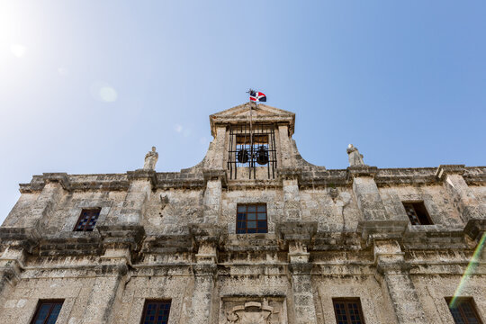 Facade of Historic National Pantheon in Santo Domingo