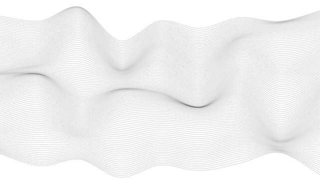 Trac&eacute;s harmonieux d'Ondes fluides en Mouvement dynamique