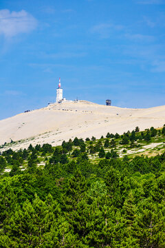 Mont Ventoux, mountain in Provence, France.
