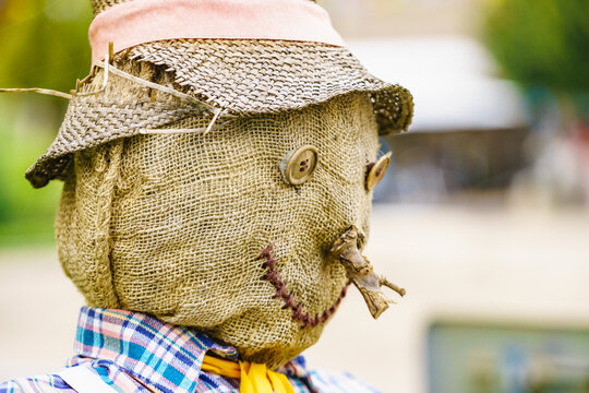 Happy doll for garden decoration.