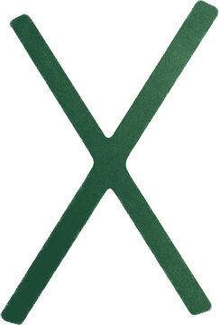 Gebo Elder Futhark Rune Symbol - Hand Drawn Norse Illustration