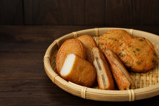 Kagoshima Satsuma Age Fish Cakes on a Bamboo Tray