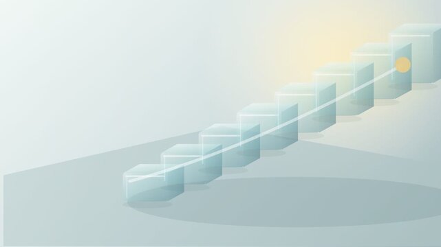 business graph with arrow