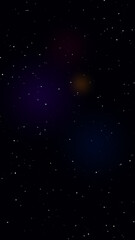 Fototapeta premium Deep space star field illustration with distant glowing stars and dark cosmic atmosphere