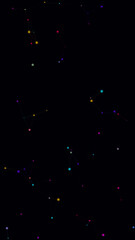 Digital constellation network illustration with glowing nodes and connecting light paths © Abdulla