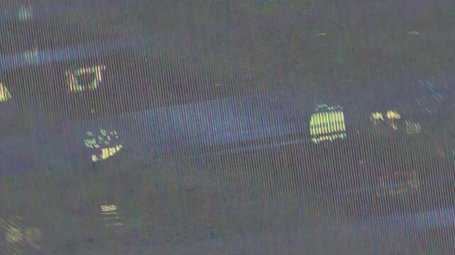 Dynamic colorful glitch transition with digital distortion, RGB split and vibrant color noise. Perfect overlay for modern video editing and intros.
