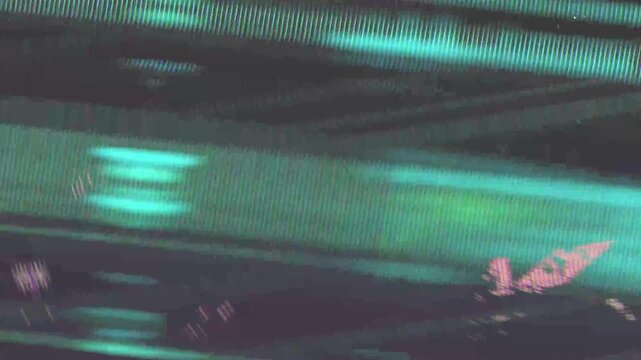 Dynamic colorful glitch transition with digital distortion, RGB split and vibrant color noise. Perfect overlay for modern video editing and intros.