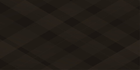 Fototapeta premium Dark diagonal geometric background. Subtle overlapping rhombus plaid shapes in deep tone. Vector illustration