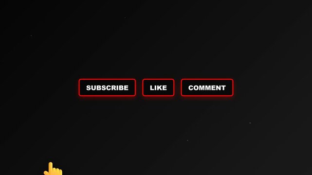 Video Creator Subscribe Like Comment Animation
