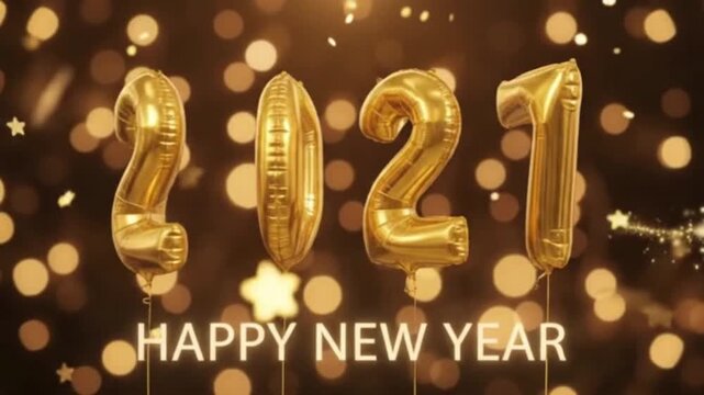 A minimalist digital graphic representing new years day 1 featuring a dark background and simple film strip elements