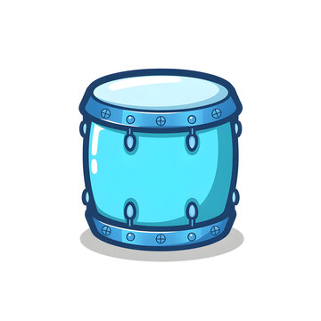 drum isolated on white background