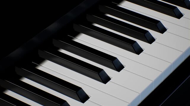Piano Keyboard Background Loop