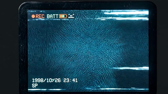 Camcorder Screen No Signal, Radial Static Interference and REC Light