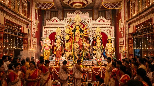 durga puja murti ma durga