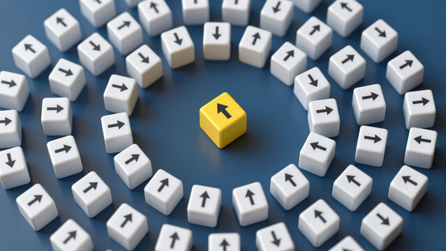 Get out of the endless loop. Break the endless way. Think differently. Run from routine. To dilute the mundane. Stop the cycle, rethink your life and career. Looking for something new experience