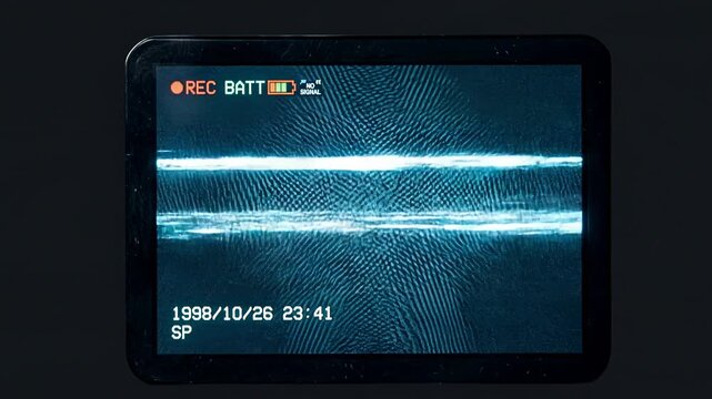 Camcorder LCD Flickering No Signal, Radial Static Interference REC