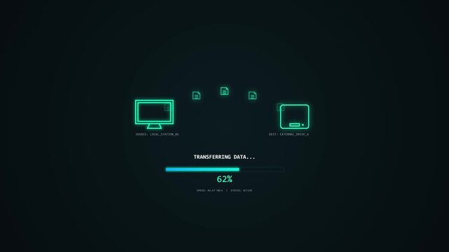 Data Transfer Complete Computer to External Drive
