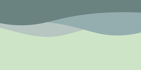 Obraz premium Abstract Wavy Green and Gray Background Design.