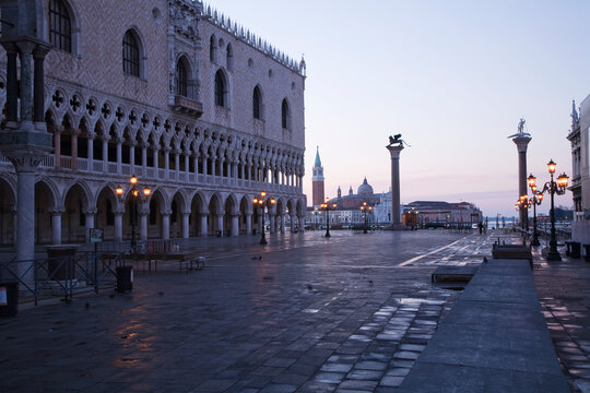 Italy, Venice, St Mark's Square, Doge's Palace