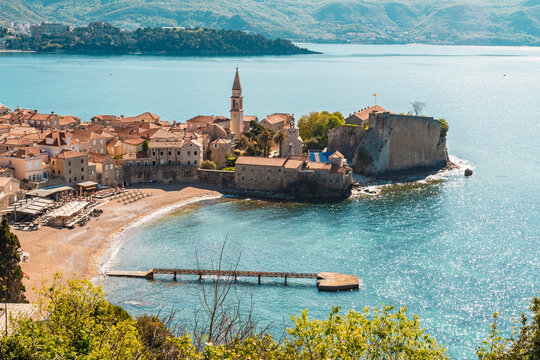The old town of Montenegro surrounds the Saint John church