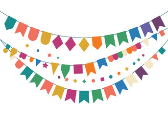 Obraz premium Colorful Party Bunting