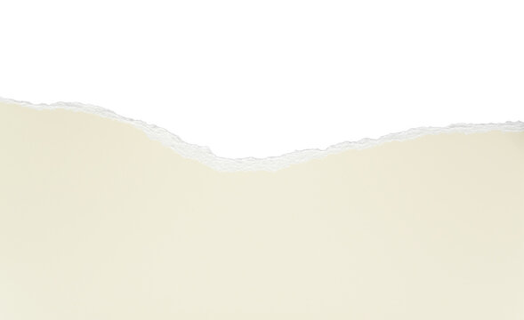 Cart&oacute;n rasgado de color crema