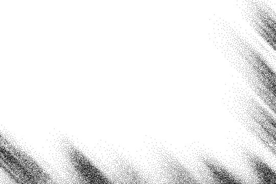 Corner frame halftone bitmap noise grunge effect overlay