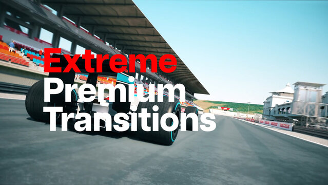 Premium Transitions Extreme 5 Variations &ndash; High Energy Extreme Transitions, Fast Camera Moves, Impact Wipes and Dynamic Action Effects for Professional Video Editing and Motion Graphics