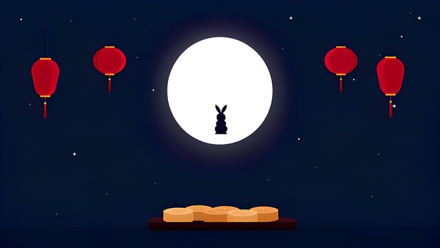vector illustration of a night city
