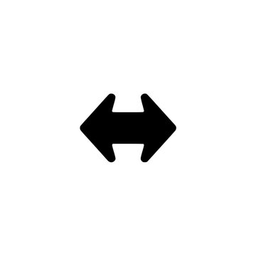 Crypto swap icon. Solid black glyph of coin swap for exchange and defi.
