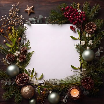 Merry Christmas and Happy New Year stock photo