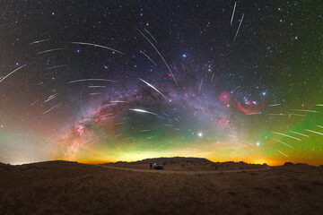northern lights in the night © Bai