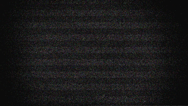 CRT TV screen texture background with scanlines and static noise for video overlay design