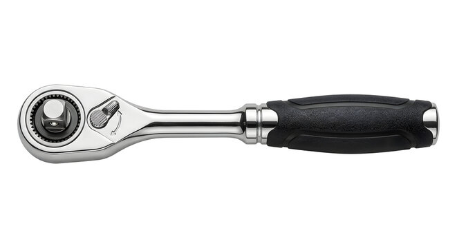 Reversible ratchet socket wrench for mechanical repairs