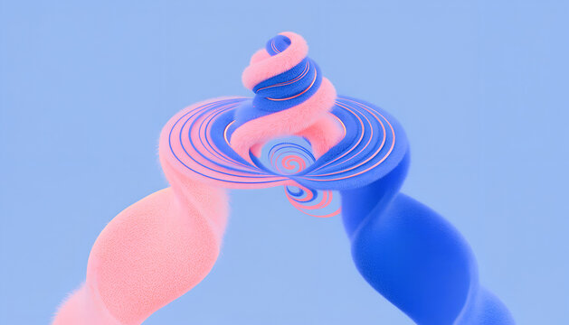 Birthday candle on blue background