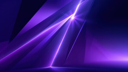 Abstract background featuring vibrant purple light beams and glowing lens flare effects creating a dynamic and futuristic digital atmosphere