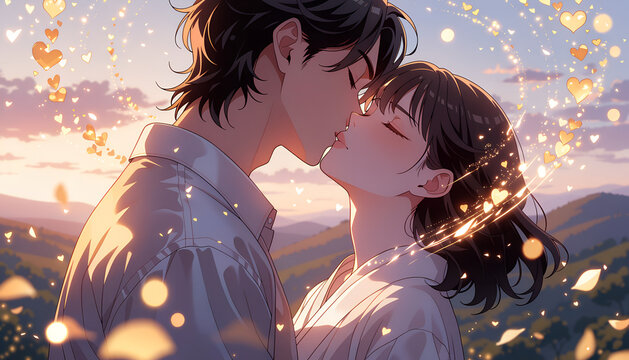  Resonance of Golden Hour Love