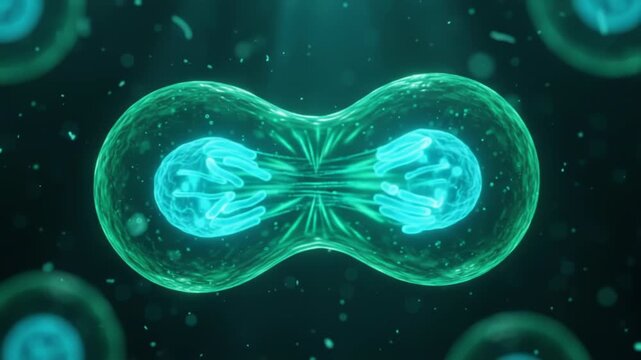 Fluorescent Cellular Mitosis with Chromosome Separation