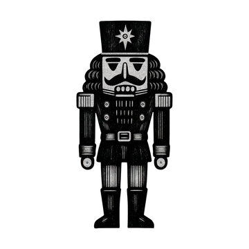 PNG Vintage nutcracker soldier illustration