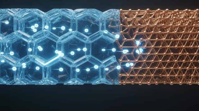 Ion Mass Transport Across Crystalline Solid State Interface
