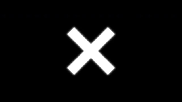 Close Cross Icon Delete Cancel Symbol Animation Alpha Channel