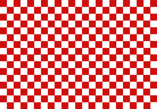 red checkerboard pattern. Seamless vector design suitable for fashion, home wares and branding Transparent Background
