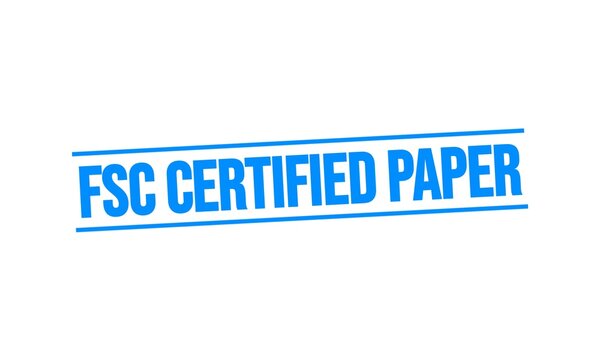 FSC Certified Paper Stamp for Sustainable Paper Products, Eco-Friendly Printing and Packaging