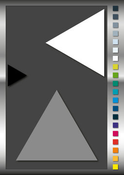 Layout Dreiecke grau