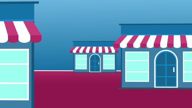 franchise business expansion retail store chain growth animation