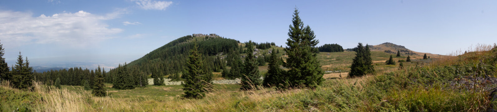 Mountain Panorama in Bulgaria Peaceful Nature Landscape