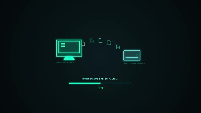 Transferring System Files Computer to External Storage