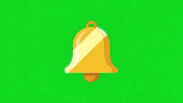 Golden Bell Ringing Motion Graphi