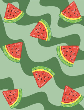 watermelon slices pattern