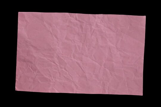 Soft pastel pink creased paper texture for delicate romantic crafts isolated